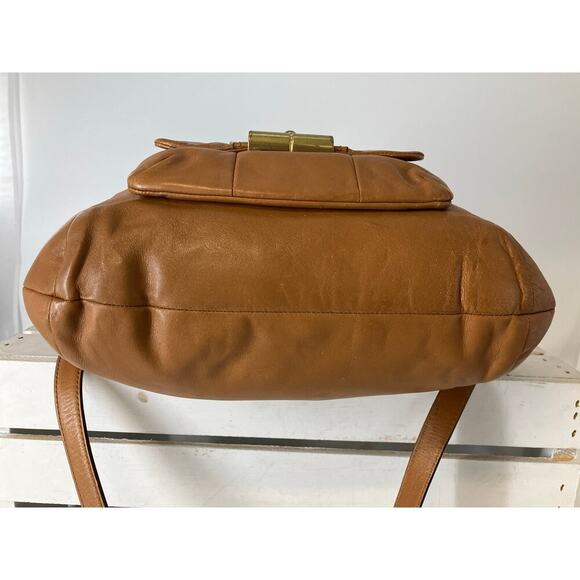 COACH 14783 LARGE BROWN SMOOTH LEATHER HANDBAG, SHOULDER BAG - Picture 6 of 16